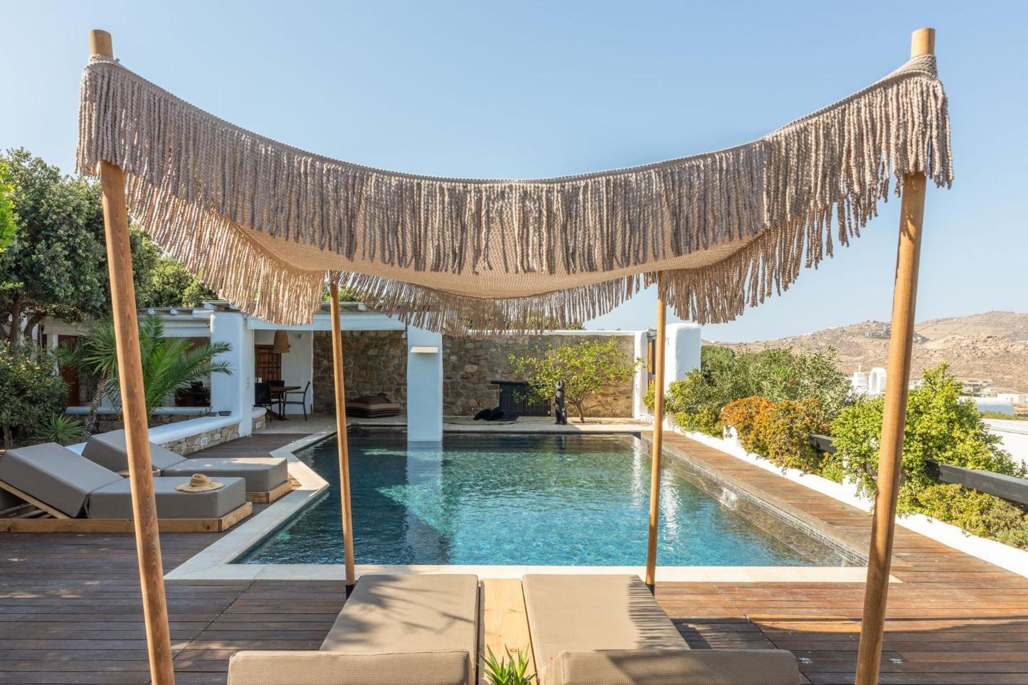 Myconian Platinum Senior & Deluxe Villas Kalafatis Ngoại thất bức ảnh